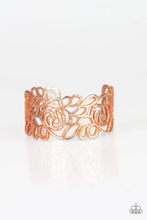 Paparazzi Bracelet ~ Victorian Gardens - Orange