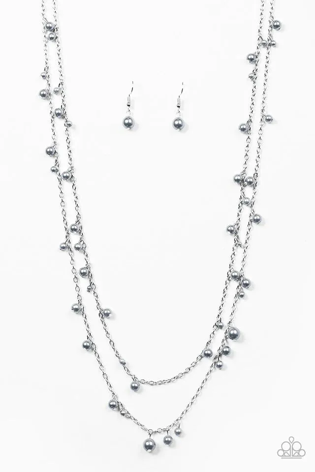 Paparazzi Necklace ~ A Good GLAM Is Hard To Find - Silver