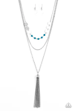 Paparazzi Necklace ~ Celebration of Chic - Blue