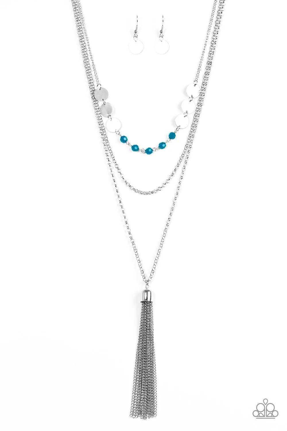 Paparazzi Necklace ~ Celebration of Chic - Blue