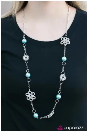 Paparazzi Necklace ~ Namaste - Blue