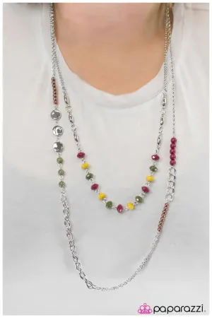 Paparazzi Necklace ~ The Heat Is On - Multi