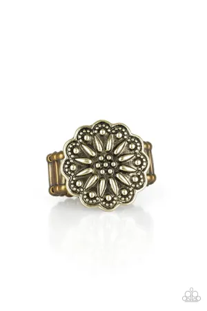 Paparazzi Ring ~ Desert Sunflower - Brass