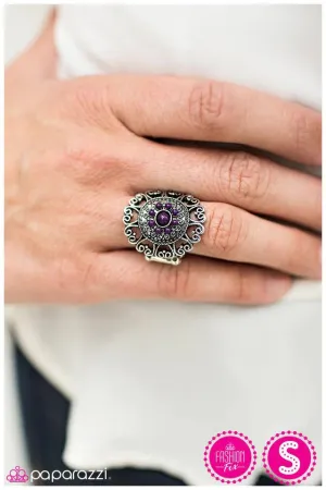 Paparazzi Ring ~ Im BEADING Totally Serious - Purple