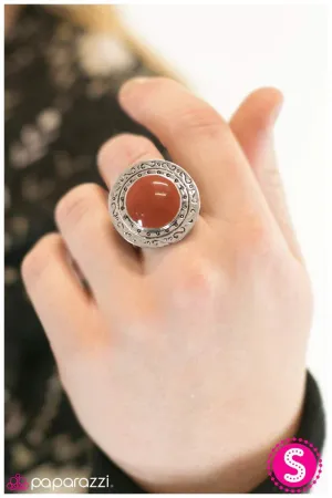 Paparazzi Ring ~ Lone Rider - Orange