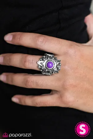 Paparazzi Ring ~ Megastar - Purple