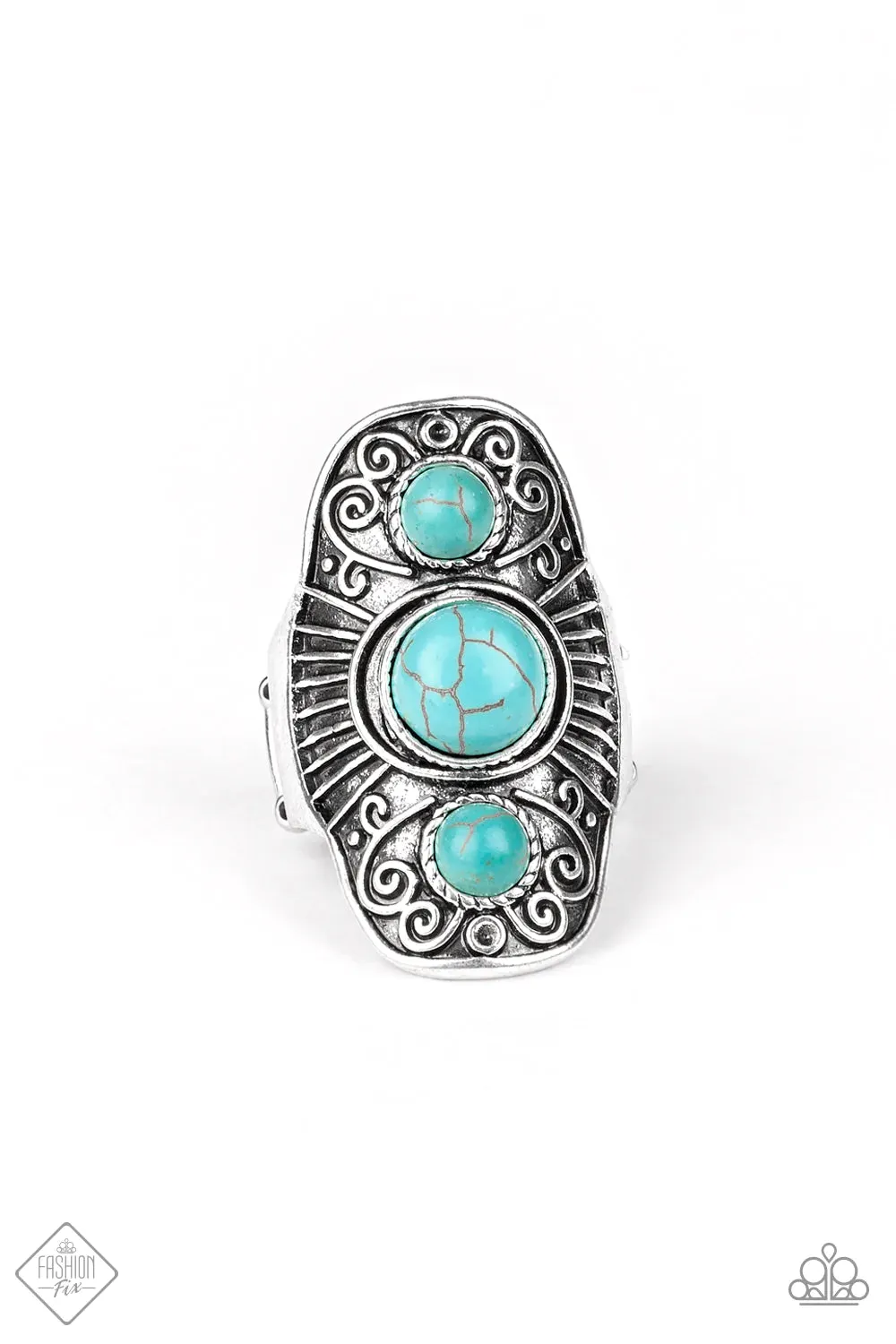 Paparazzi Ring ~ Stone Oracle  - Blue