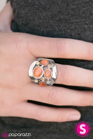 Paparazzi Ring ~ Swept Away - Orange