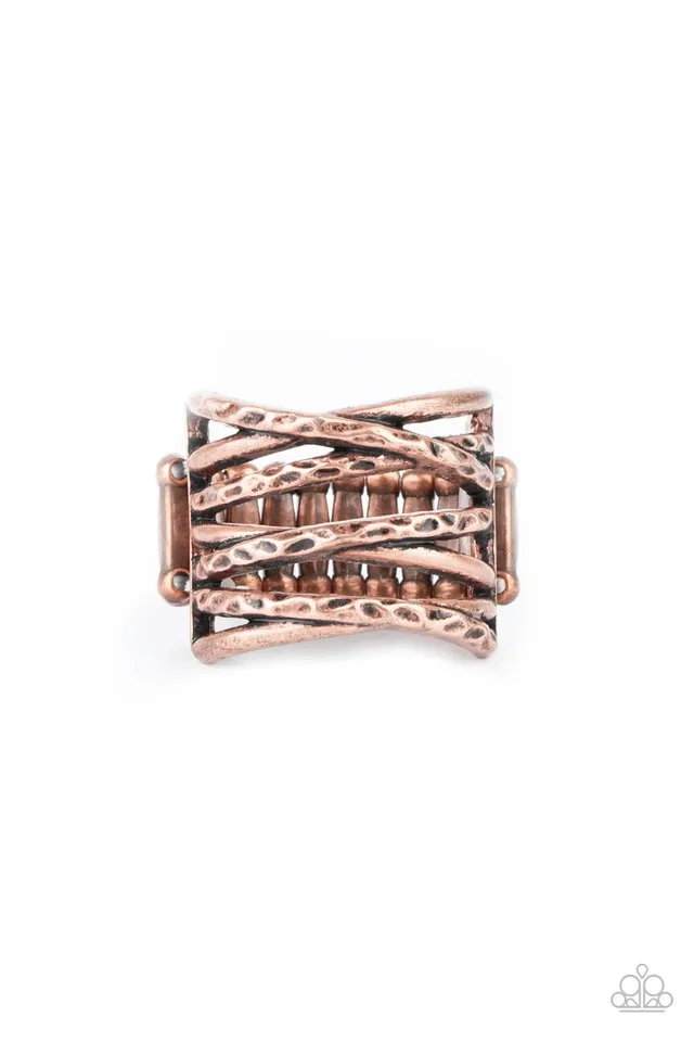 Paparazzi Ring ~ Switching Gears - Copper