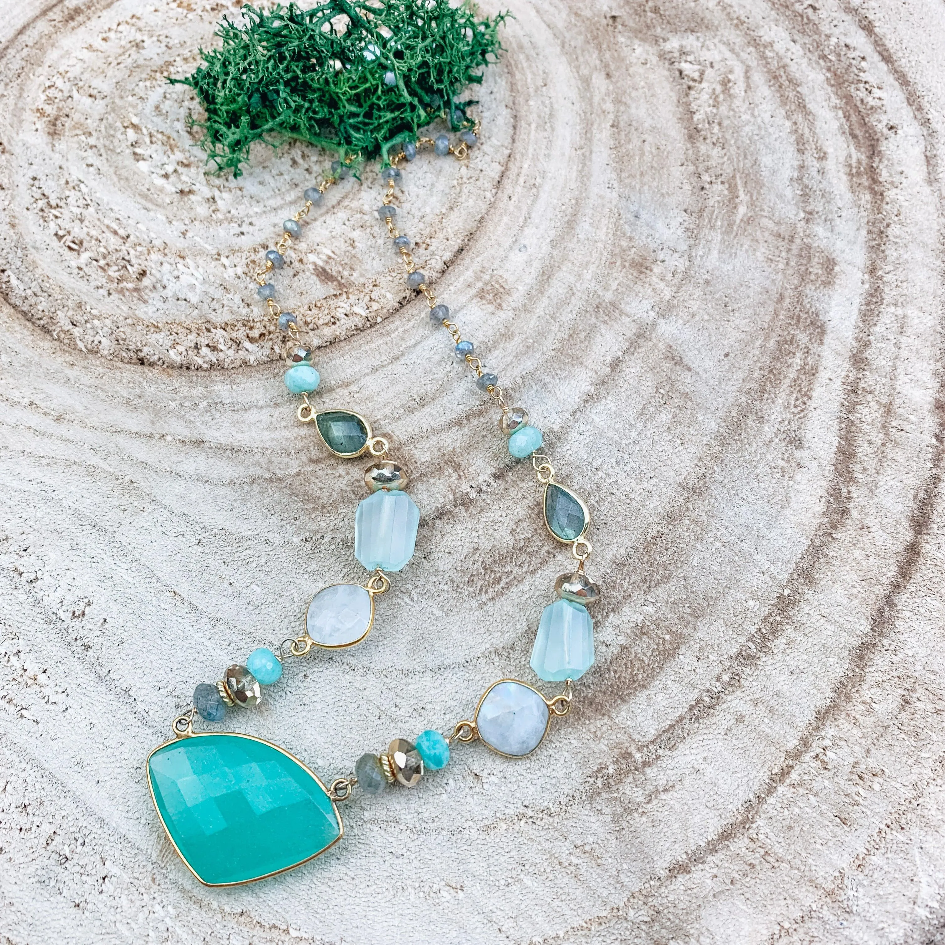 Peruvian Chalcedony Forever Spring Limited Edition Necklace