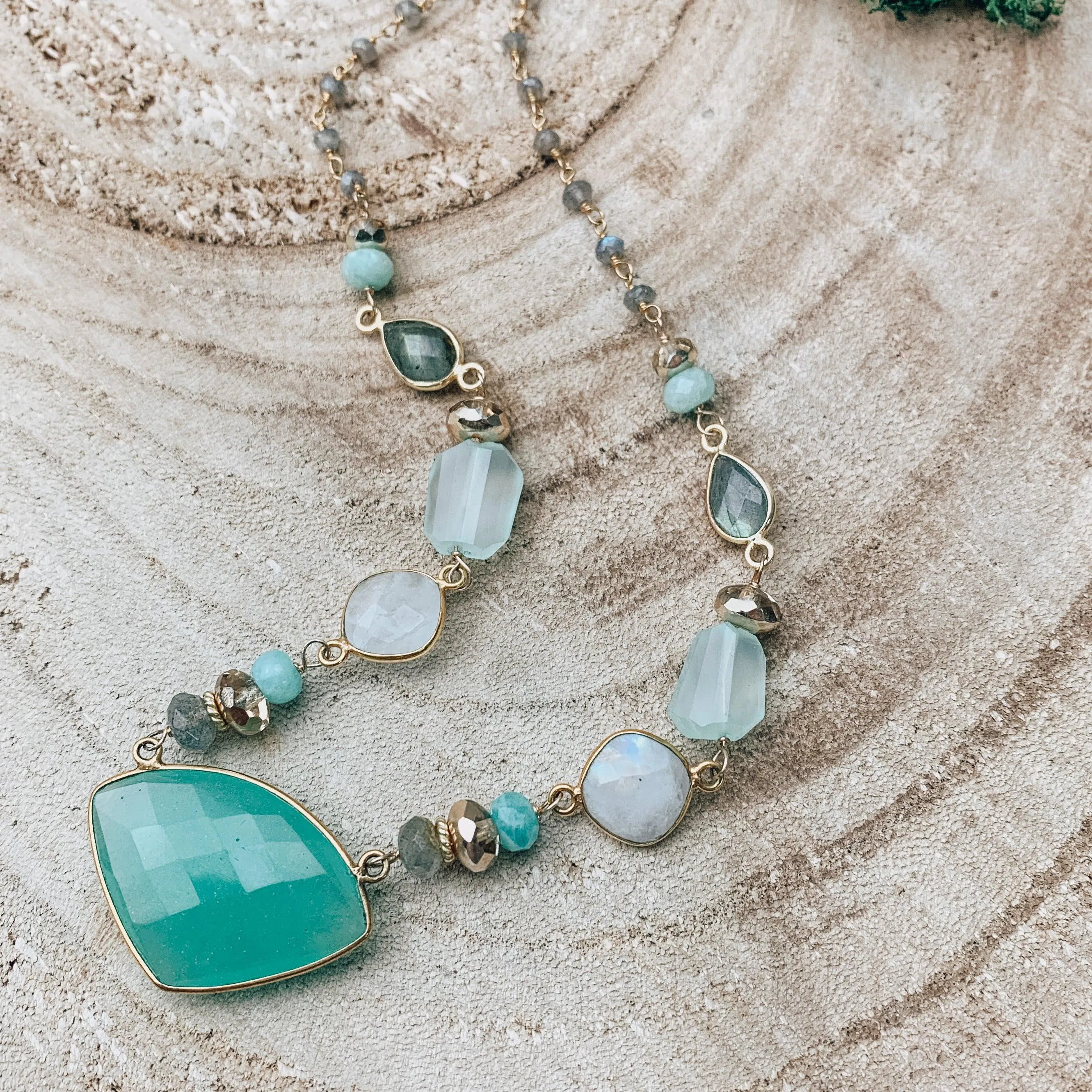 Peruvian Chalcedony Forever Spring Limited Edition Necklace