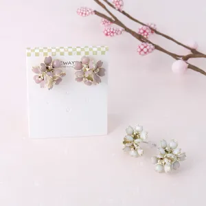 Sakura Cluster Stud Earrings