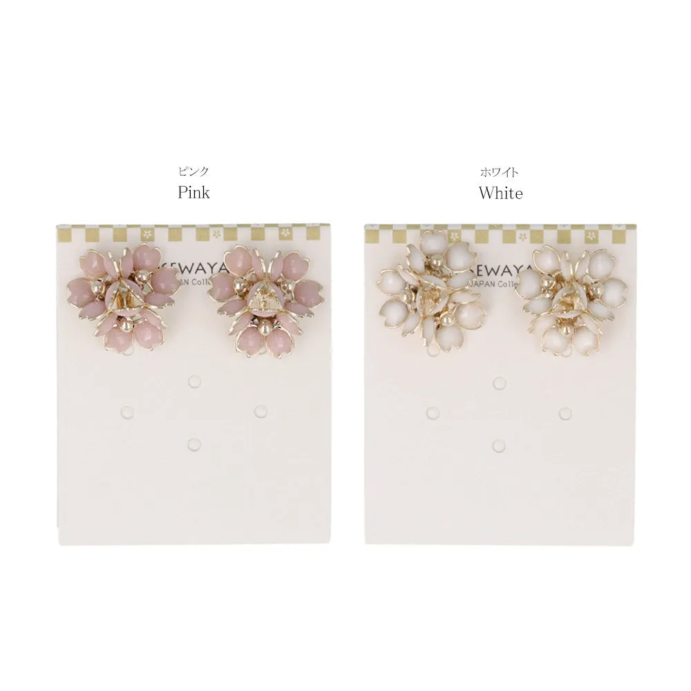 Sakura Cluster Stud Earrings