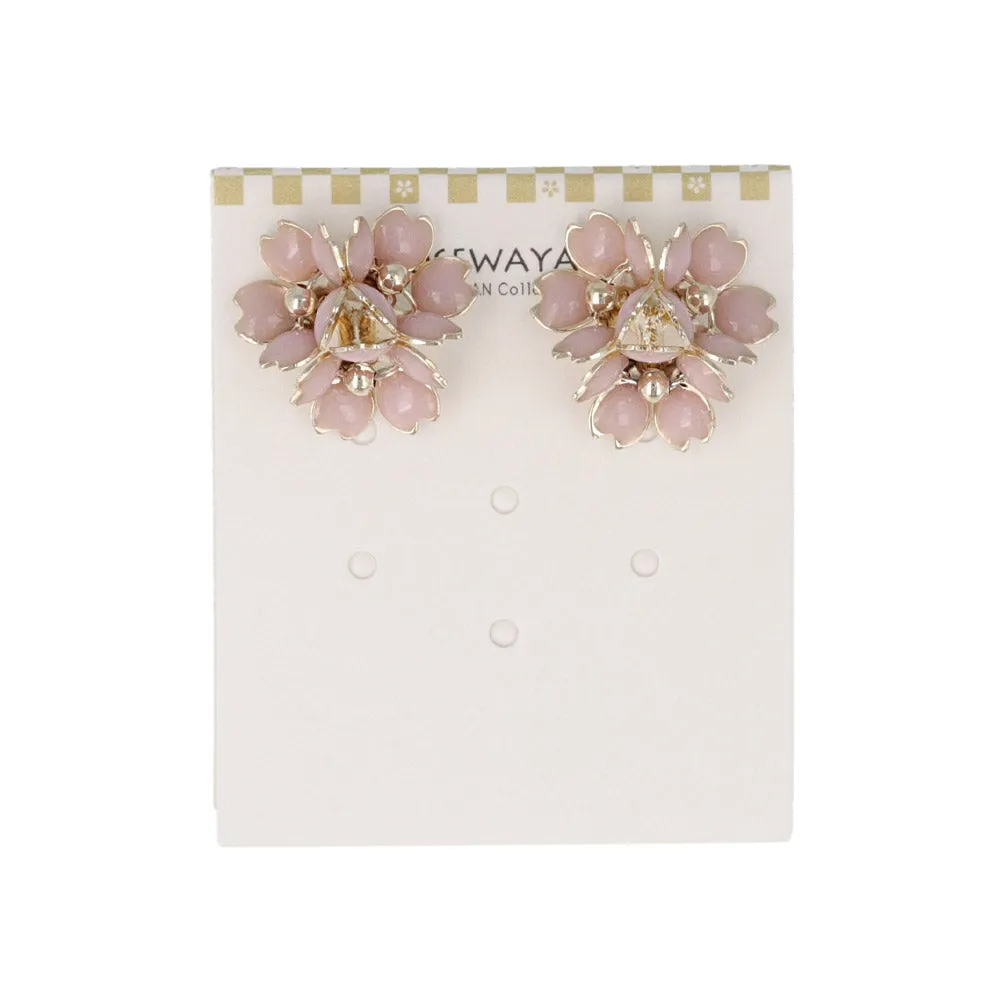 Sakura Cluster Stud Earrings