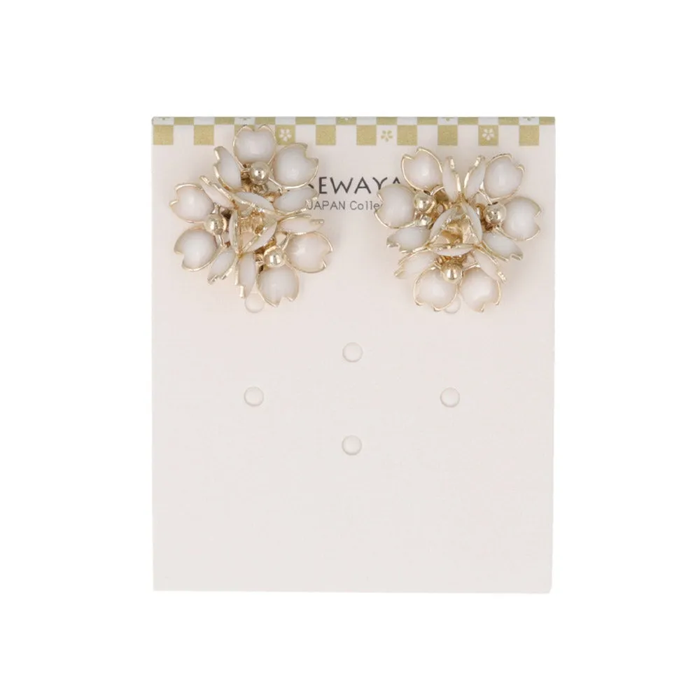 Sakura Cluster Stud Earrings