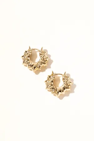 Seraphia 14k Gold Huggie Earrings