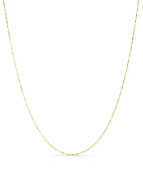 Sincerely Springer's 14k Yellow Gold 20" Cable Chain Necklace