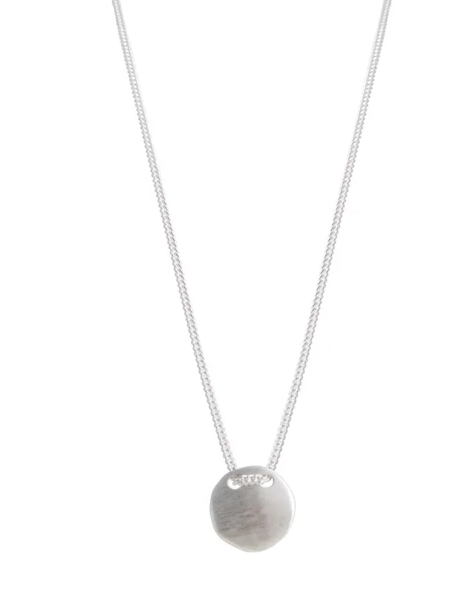 Tag Necklace Silver