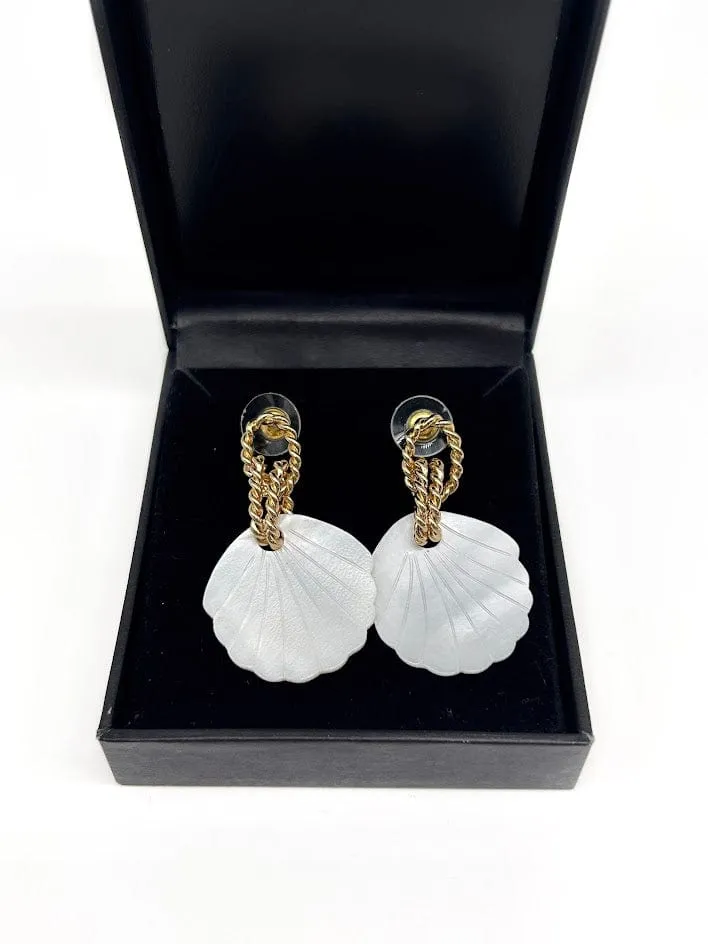 Tethered Shell Drop Earrings