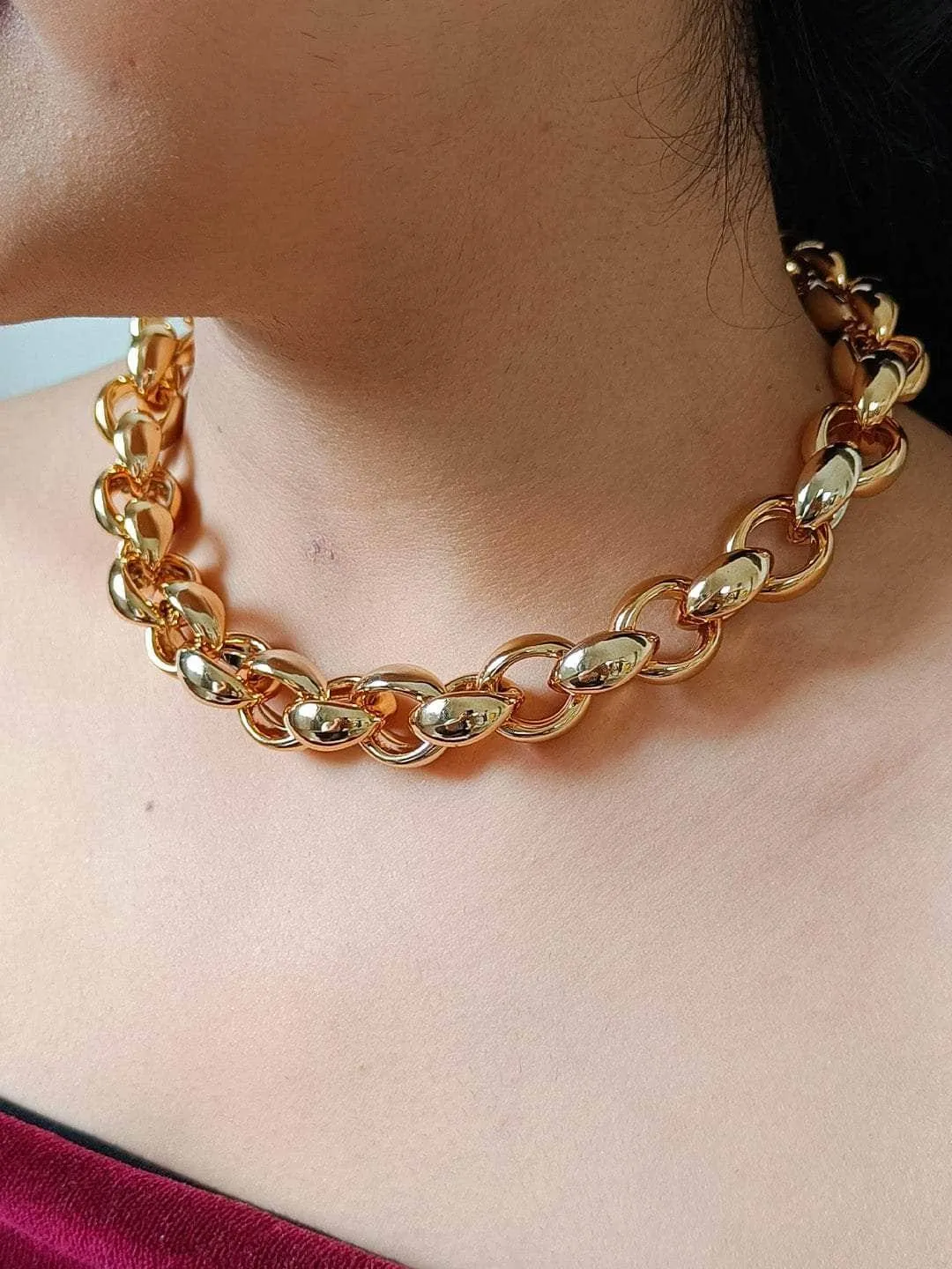 Vintage Chain Link Necklace