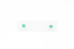 White Gold Emerald Earrings