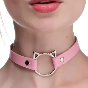 XR Brands Master Series Kinky Kitty Slim Chokers